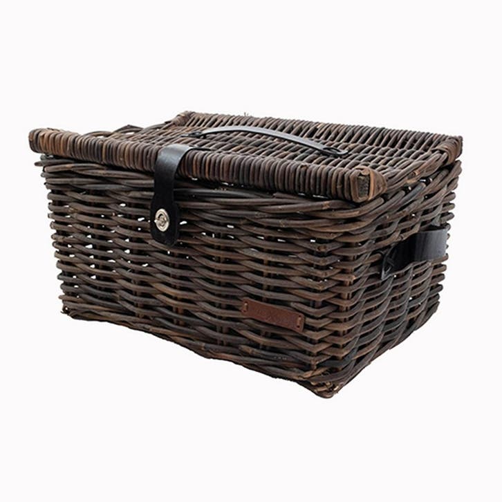 Wicked Picknickmand bakkersmand maat L, Zwart (47 x 36 x 26, Fietsen en Brommers, Fietsaccessoires | Fietsmanden, Nieuw, Verzenden