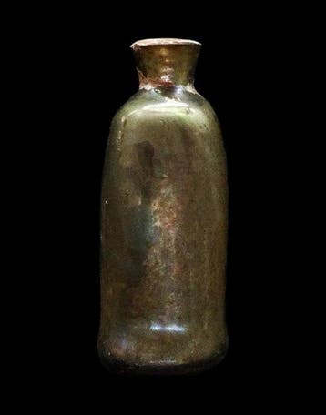 Oud-Romeins - Glazen tubulaire fles - Unguentarium - 2e/3e