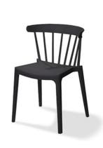Stoel Windson | Kunststof | Zwart  | 54x53x75cm, Verzenden, Nieuw in verpakking