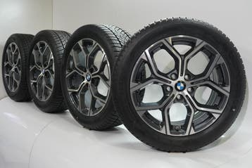BMW X1 F48 X2 F39 579 18 inch velgen Goodyear Winterbanden N, Auto-onderdelen, 18 inch, Gebruikt, Velg(en), Winterbanden