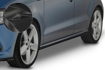 Zijskirts voor VW Polo V Type 6R / 6C SS466-C, Verzenden, Nieuw