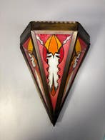 Wandlamp - Gebrandschilderd - Amsterdamse School