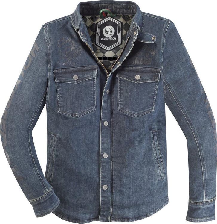 HolyFreedom Genoa Special Blauw Textiele Motorjas, Motoren, Kleding | Motorkleding, Heren, Nieuw met kaartje, Jas | textiel, Verzenden