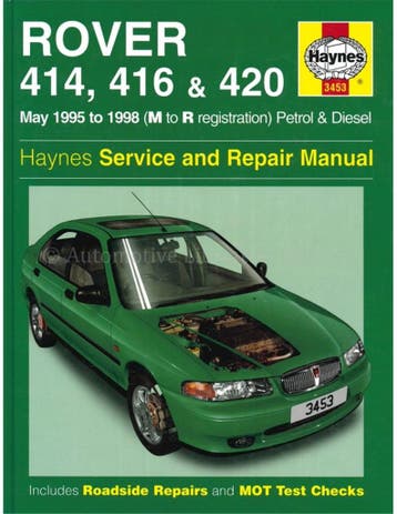 1995 - 1998 ROVER 414 | 416 | 420, BENZINE |