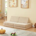 Speelbank Norhulta 5-delig kinderbank 120x66x45,5 cm beige [, Verzenden, Nieuw