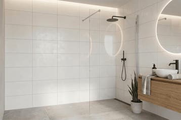Wandtegel Valence Grand Wit Mat 25x50 (Muurtegels), 40 tot 60 cm, Nieuw, Ophalen of Verzenden, 10 m² of meer
