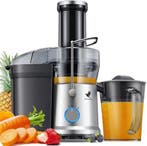 NovaWare Sapcentrifuge – Juicer Groenten & Fruit - 1200W, Verzenden, Nieuw, Elektrisch, Sapcentrifuge