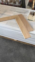 Aanbieding: Eiken visgraat, 50 tot 150 cm, Nieuw, Vloerdelen of -planken, 10 m² of meer