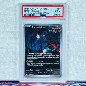 Pokémon Graded card - FLUTTERMANE #097 - Pokémon - PSA 8, Nieuw