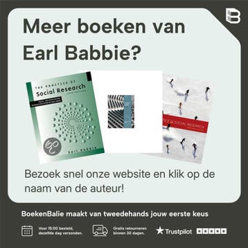 The Practice of Social Research 9780357360767 Earl Babbie, Boeken, Verzenden, Gelezen, Earl Babbie