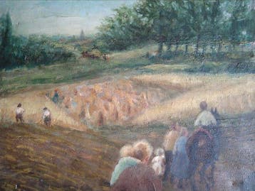 Francine Somers (1923-2022) - Tijdens de oogst
