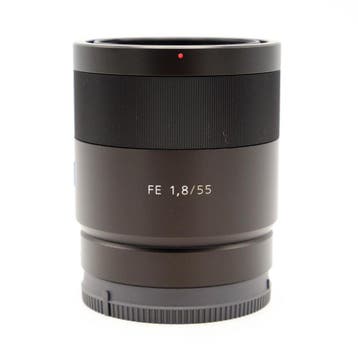 Sony 55mm F1.8 ZA Sonnar T* Carl Zeiss FE-Mount (Occasion), Ophalen of Verzenden, Zo goed als nieuw, Standaardlens
