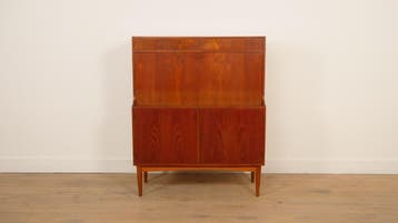 Vintage barkast| | Teak | Deens design | H.P. Hansen | 1960s, Ophalen of Verzenden, Nieuw