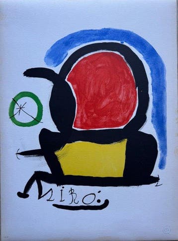 Joan Miro (1893-1983) - Tapis de Tarragona