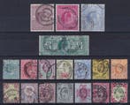Groot-Brittannië 1902/1912 - set King Edward VII-uitgave,, Postzegels en Munten, Gestempeld
