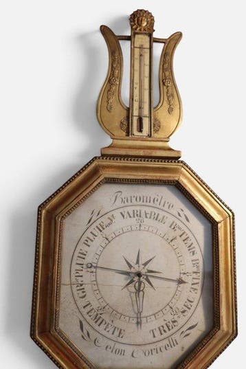 Barometer - Hout - Frans, rond 1800