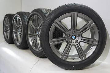 BMW X5 G05 X6 G06 736 20 inch velgen Bridgestone Runflat Win, Gebruikt, Velg(en), 20 inch, Winterbanden