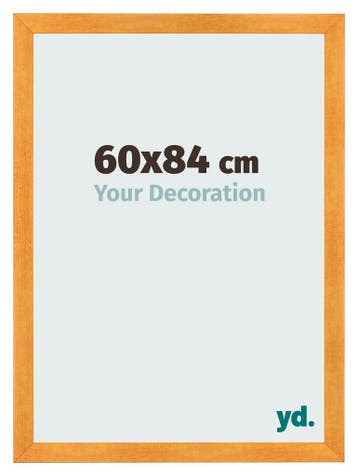 Fotolijst 60x84 cm - Oranje - MDF - Pisa, Verzenden, Nieuw