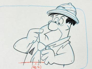 Hanna-Barbera - Originele animatietekening van Fred, Nieuw in verpakking