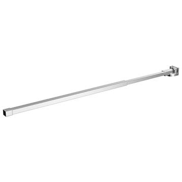 vidaXL Stabilisatiestang voor badwand 70-120 cm roestvrij, Verzenden, Nieuw