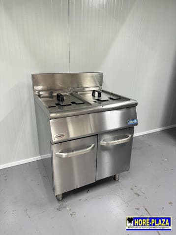 Gas friteuse Combisteel 2 bakken aardgas | HP021, Gebruikt