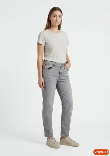 Vintage Jeans Heren / Dames maat W34 / L32 Grijs Vintage, Kleding | Heren, Ophalen of Verzenden, Nieuw, Lee