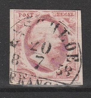 Postzegel Ned 1852 Nr.2 gebruikt zie omschrijving (1402), Verzenden, T/m 1940, Gestempeld
