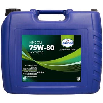 Eurol Hpx Zm 75W80 Gl 4 20L, Verzenden