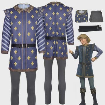 Prins Charming Kostuum - Shrek Cosplay Outfit voor Carnaval, Verzenden, Nieuw