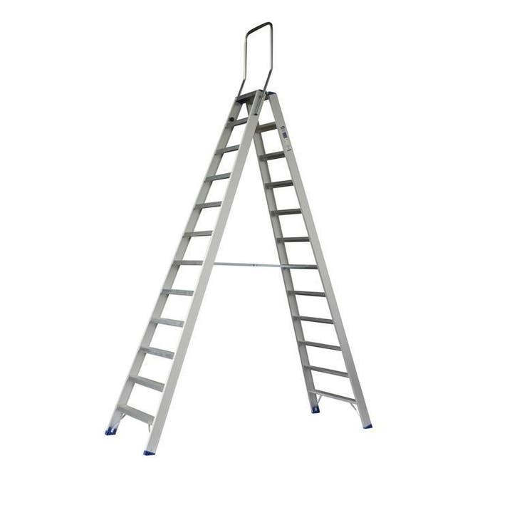 Dubbele Trap Maxall 12 treden, Doe-het-zelf en Verbouw, Ladders en Trappen, Trap, Nieuw, 2 tot 4 meter, Verzenden