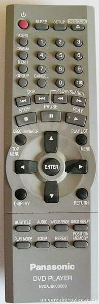 Afstandsbediening Panasonic n2qajb000069 dvd-s35e, Ophalen of Verzenden, Nieuw, Origineel