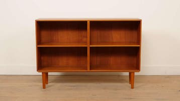 Vintage boekenkast  | Teak | 116 cm, Huis en Inrichting, Ophalen of Verzenden, Nieuw