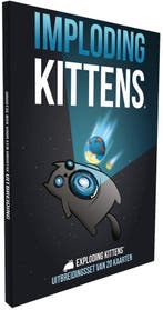 Imploding Kittens NL | Exploding Kittens -, Hobby en Vrije tijd, Gezelschapsspellen | Bordspellen, Verzenden, Nieuw