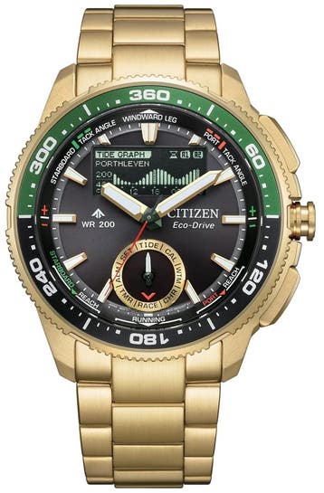 Citizen JV3002-51E Promaster Wave Tracker Eco-Drive horloge, Staal, Verzenden, Nieuw, Polshorloge
