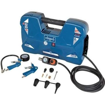 Draagbare compressor Scheppach AIR CASE - 2L- 1100 W - 8..., Verzenden, Nieuw