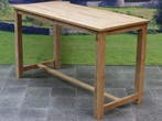 Bartafel 180x80xH105 cm teakhout, Tuin en Terras, Tuintafels, Ophalen of Verzenden, Nieuw, Teakhout