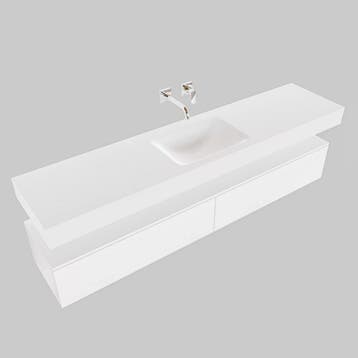 Badkamermeubel AQS Ibiza 200 cm Twee Soft-Close Lades Solid, Huis en Inrichting, Ophalen of Verzenden, Nieuw
