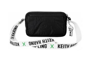 Kipling Schoudertas Zwart, Verzenden, Zo goed als nieuw, Zwart