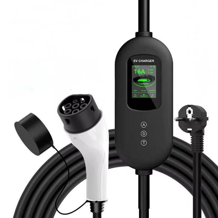 D8 Pro Mobiele Thuislader met App 3.7 kW | Type 2 | 16A |, Auto diversen, Laadpalen, Nieuw, Verzenden