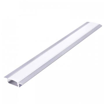 Kobi LED inbouwprofiel P02 zilver 1 meter met opale afdekkap, Ophalen of Verzenden, Nieuw