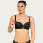 Momtobe Zwangerschapsbh / Voedingsbh Mama Glamour Black, Verzenden