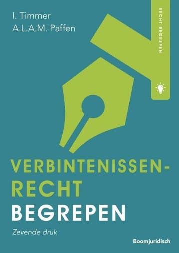 9789462905146 Recht begrepen  -   Verbintenissenrecht beg..., Verzenden, Zo goed als nieuw, Ivar Timmer