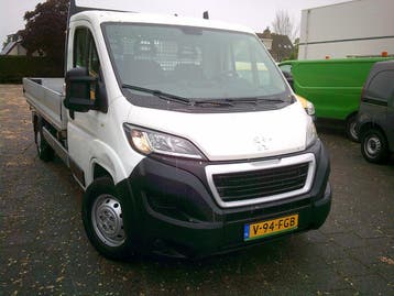 Peugeot Boxer 335 2.2 BlueHDi 140 L3H2 Asphalt, Stof, Gebruikt, Wit, Onderhoudsboekje
