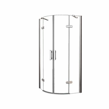 Aanbieding: 1/4 Ronde Cabine 2 Dr.Deuren 1000X1000X2000, Ophalen of Verzenden, Nieuw