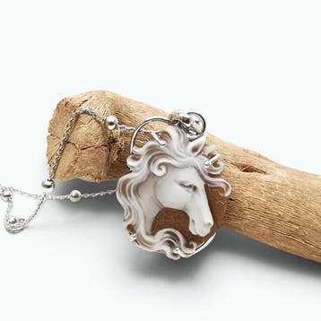 Zilver - Ketting met hanger - Italiaans ambacht
