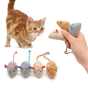 Interactief Pluche Katten Speelgoed Linnen Rattenset, Verzenden, Nieuw
