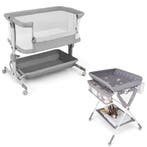 LIVSK 4-in-1 Babykamer Set - Opvouwbare Aankleedtafel met Wi, Verzenden, Nieuw