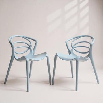 DHF - Zaaf Design - Stoel (2) - Mod. Olympia - Polypropyleen