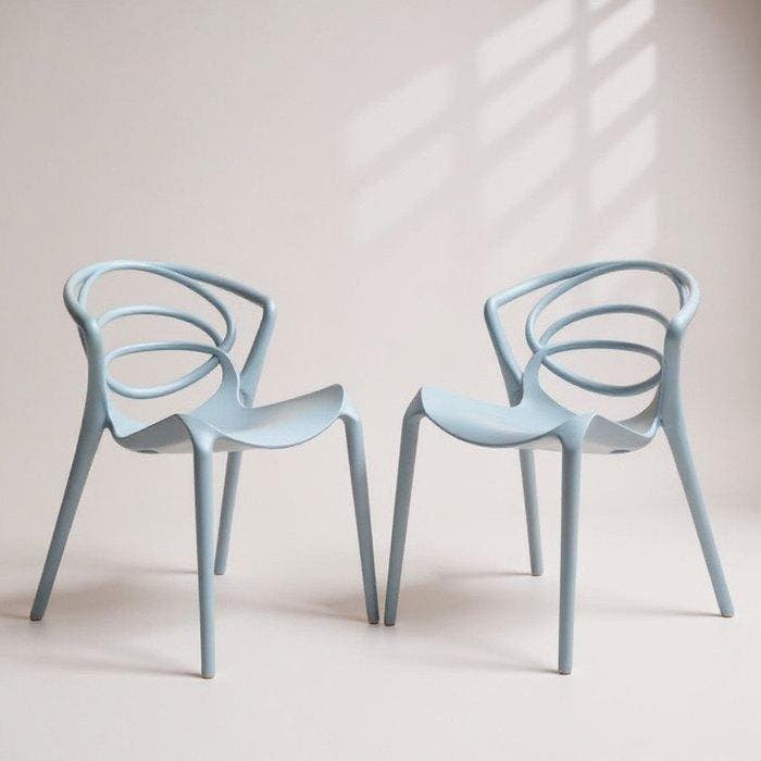 DHF - Zaaf Design - Stoel (2) - Mod. Olympia - Polypropyleen, Antiek en Kunst, Kunst | Designobjecten