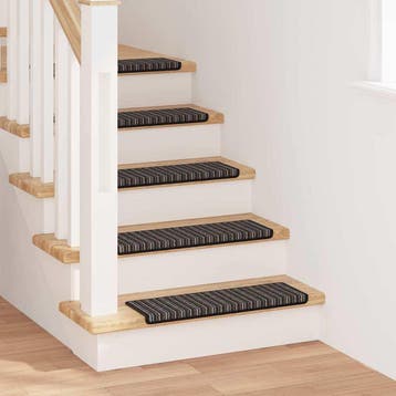 vidaXL Zelfklevende Trapmatten 15 st 65 x 21 x 4 cm Non-Slip, Verzenden, Nieuw